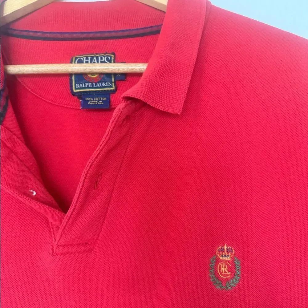Ralph Lauren Men's Red Polo Shirt